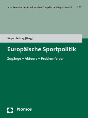 cover image of Europäische Sportpolitik